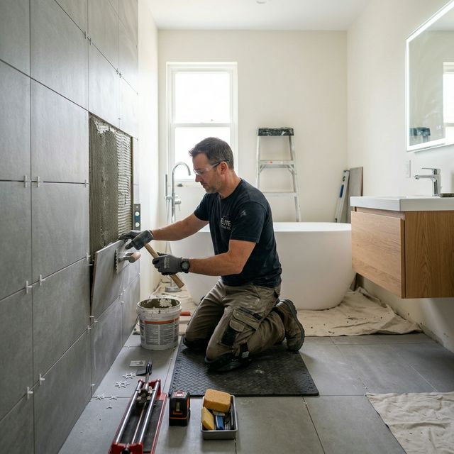 Projekt Fliesenarbeiten